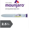 MOUNJARO 2.5 mg

DPD Next Day – 12 midday cut-off for same-day dispatch.
Orders after Thursday 12 midday will arrive Tuesday unless Saturday delivery is selected.