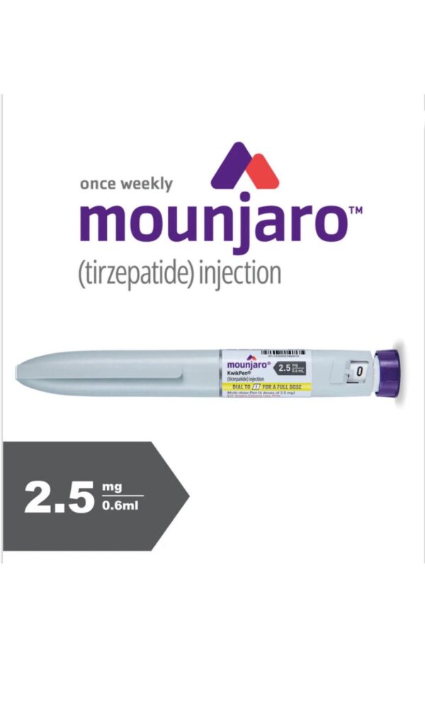 MOUNJARO 2.5 mg

DPD Next Day – 12 midday cut-off for same-day dispatch.
Orders after Thursday 12 midday will arrive Tuesday unless Saturday delivery is selected.