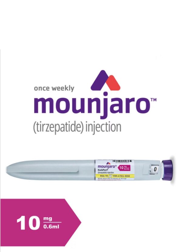 MOUNJARO  10mg 

DPD Next Day – 12 midday cut-off for same-day dispatch.
Orders after Thursday 12 midday will arrive Tuesday unless Saturday delivery is selected.