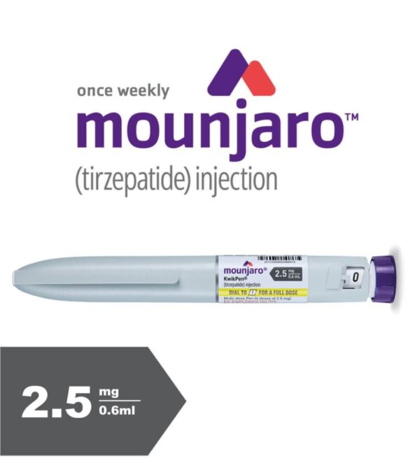 MOUNJARO 2.5 mg

DPD Next Day – 12 midday cut-off for same-day dispatch.
Orders after Thursday 12 midday will arrive Tuesday unless Saturday delivery is selected.